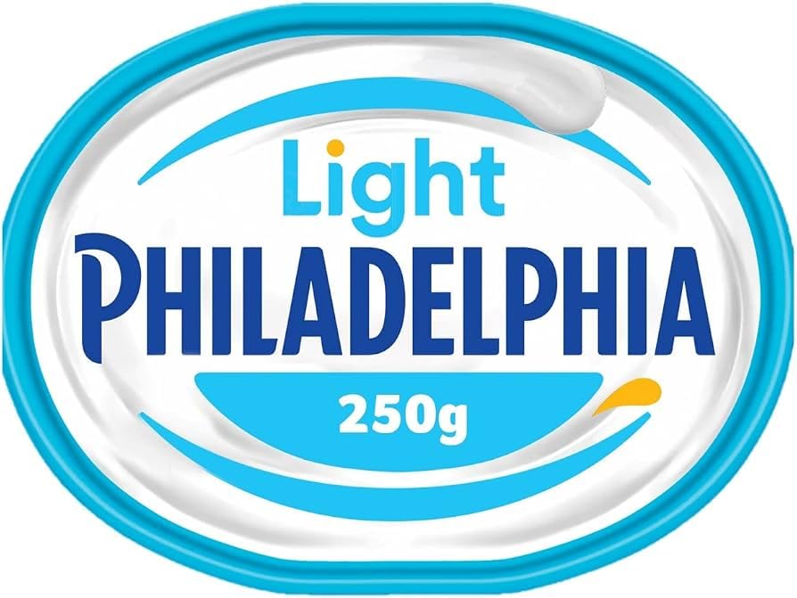 Philadelphia Light Queso Crema, 50% Menos de Grasa, Pack 2 x 250g