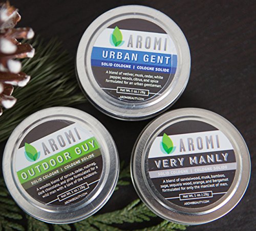 Aromi Solid Cologne | Men's Fragrance, Vegan, Cruelty-Free, Travel-Friendly, Woodsy Scent, Evergreen, Pine, Woodsy, Stocking Stuffer, Small Men's Gift | 1.0 Ounce (Outdoor Guy) #TOP6