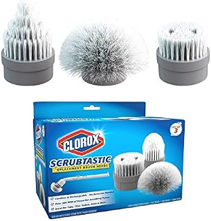 Clorox 1616 Scrubtastic Replacement Brush Heads (Set of 3),White