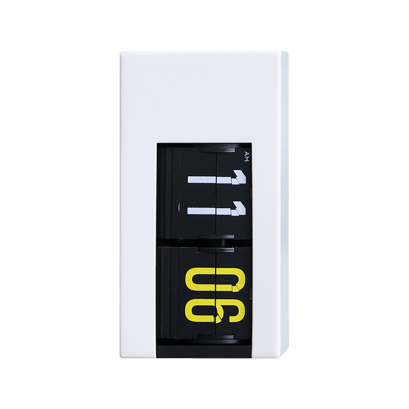 Shntig Quiet Turning Clock with Soft Glow Light Ideal for Nightstand or Bookshelf Display Quiet Toss Display Clock