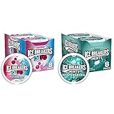 ICE BREAKERS Duo Fruit Plus Cool Raspberry Sugar Free Mints Tins (8 Count) and ICE BREAKERS Wintergreen Sugar Free Breath Mints Tins (8 Count)