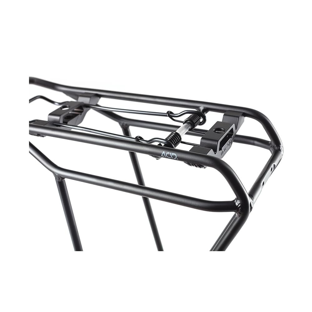 ACID Gepäckträger 28" Schwarz Edelstahl 25 kg Rücksitzmontage Cargo Rack