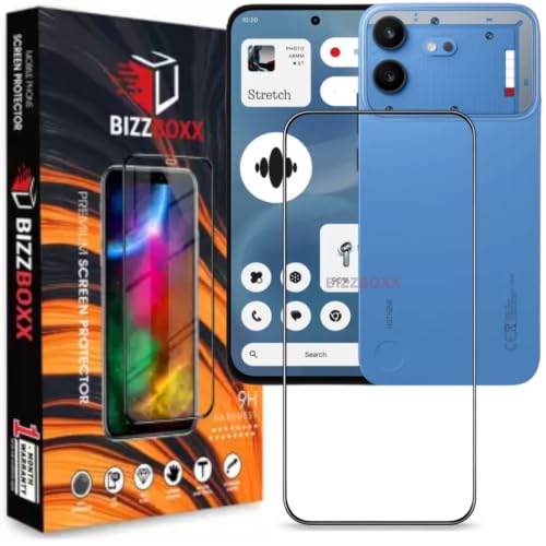 Image of Edge to Edge Tempered Glass For Nothing Phone 4b Screen Protector Guard - HD Clarity, Anti-Fingerprint Screen Guard (Nothing 4b - 6.77 Inch) With Installation Kit - Pack of 1