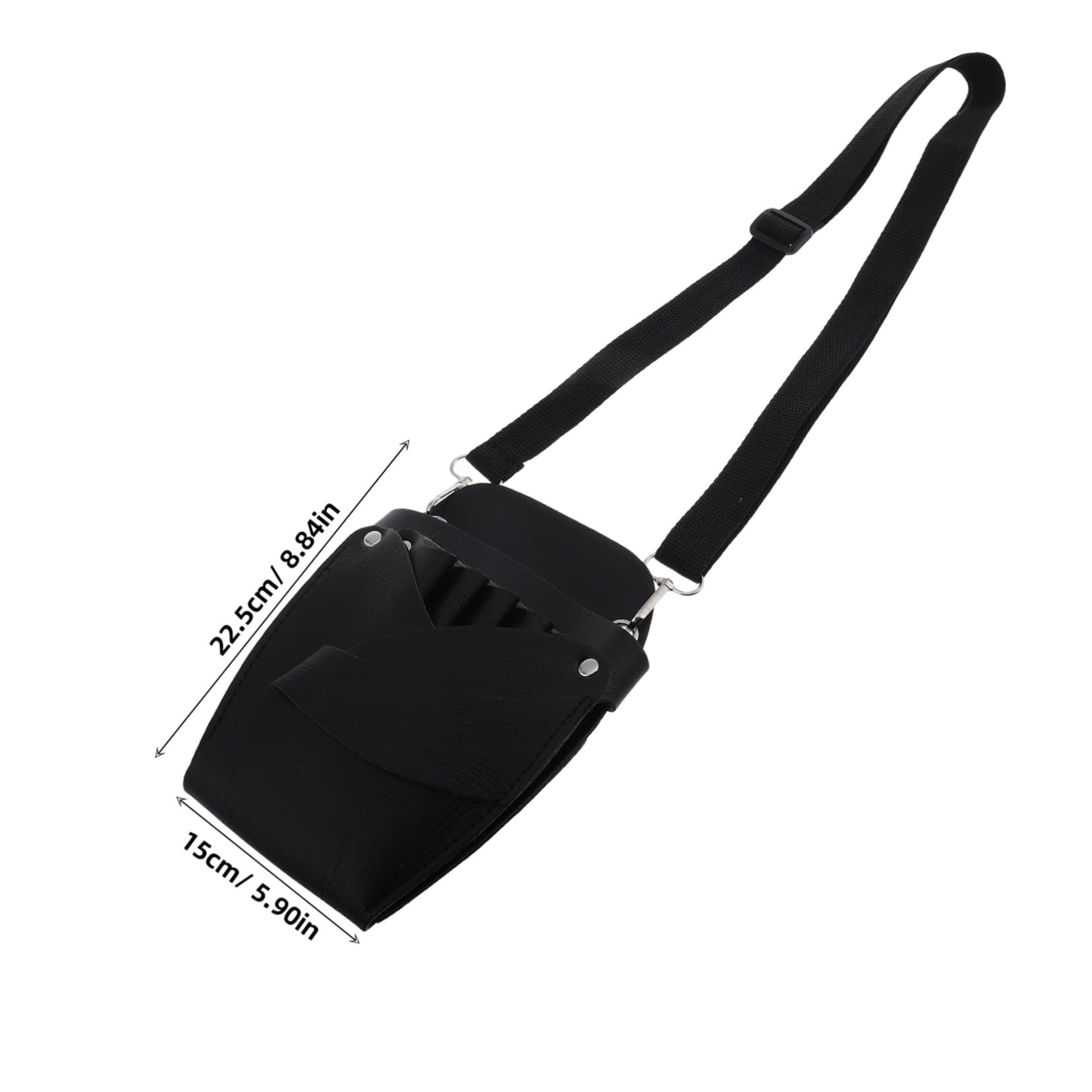 Gogogmee Stylish Hair Stylist Tool Belt for Women Barber Fanny Pack Hairdressing Tool Kit Faux Leather Scissor Pouch Hair Stylist Tools Bag Waist Belt for Comb Clip Shear