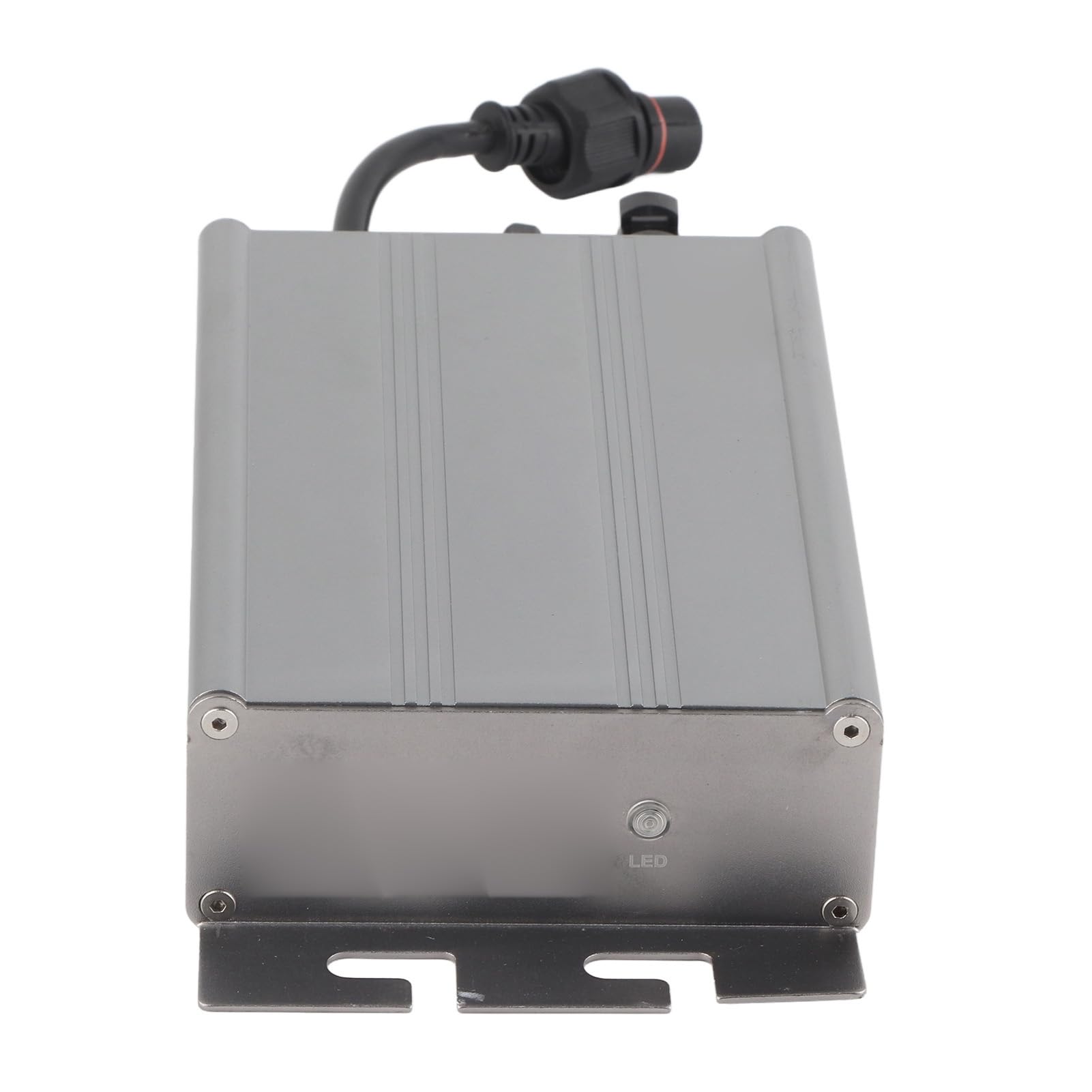 Hyuduo Mikroinwerter do Sieci Słonecznej, Falownik z czystą falą sinusoidalną ze Stopu Aluminium 600 W MPPT 18 do 50 V IP65 230 V AC dla Użytkowników Domowych Systemów Dachowych z Panelami