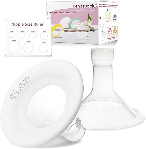 Miniatura 28 de Nenesupply Brida de 27mm Compatible con Piezas de Extractor de Leche Medela Reemplaza Brida Medela de 27mm Accesorios Compatibles con Piezas Pump in