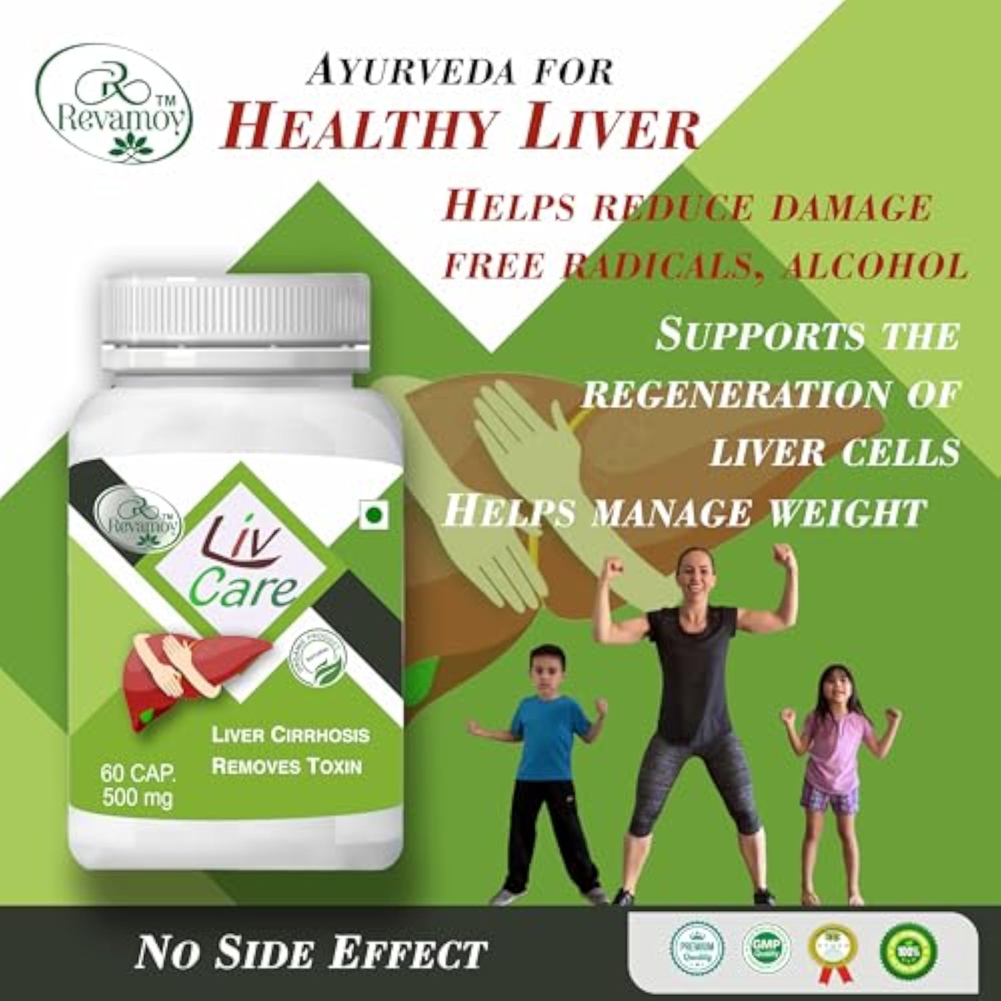 Revamoy Livcare Ayurvedic Capsules, Liver Support