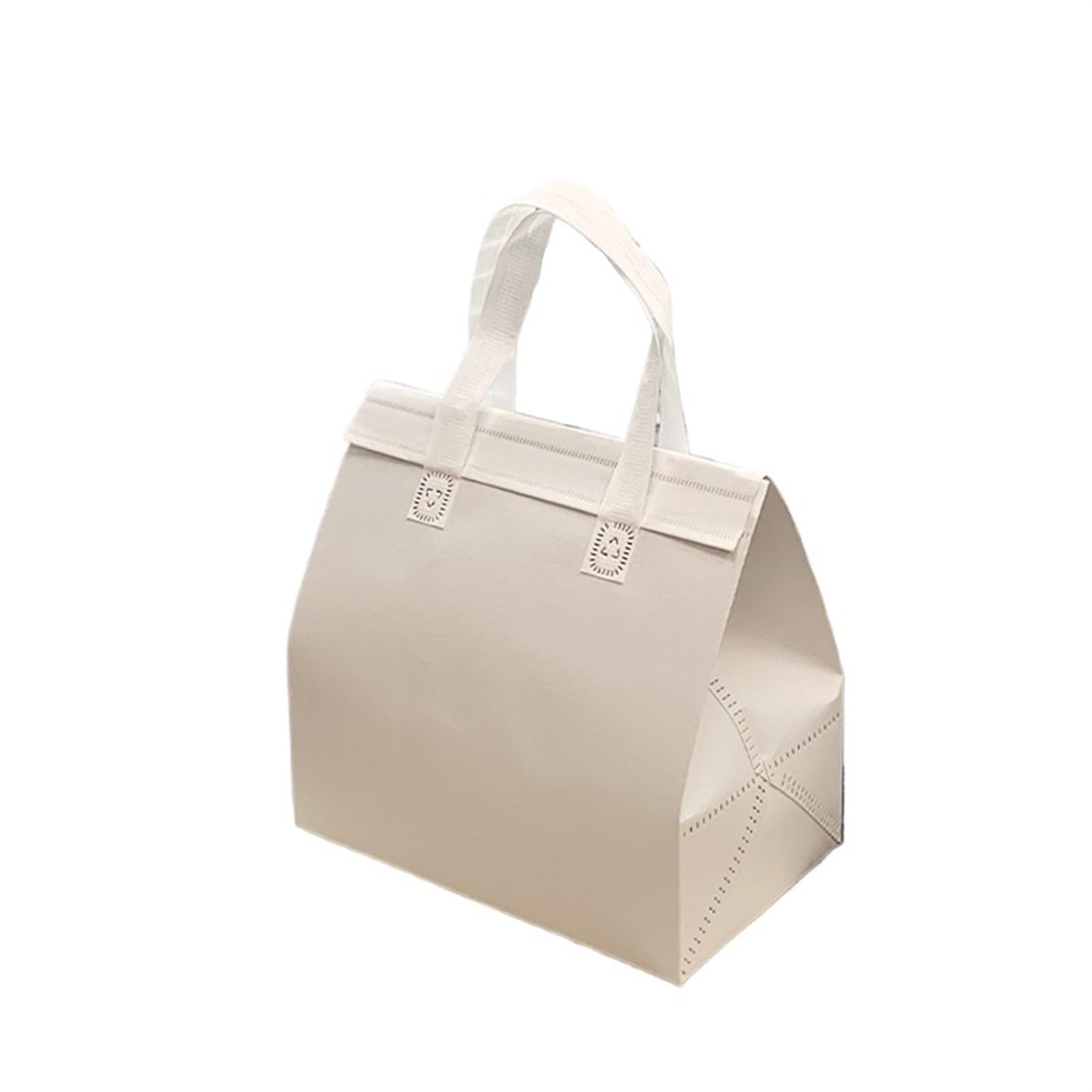 Bolsa IsotéRmica Para Comida 10 bolsas de aislamiento no tejidas en blanco y negro, bolsa de tela portátil for alimentos, pasteles, bebidas, paquete for mantener el calor, bolsa de entrega Termica Por