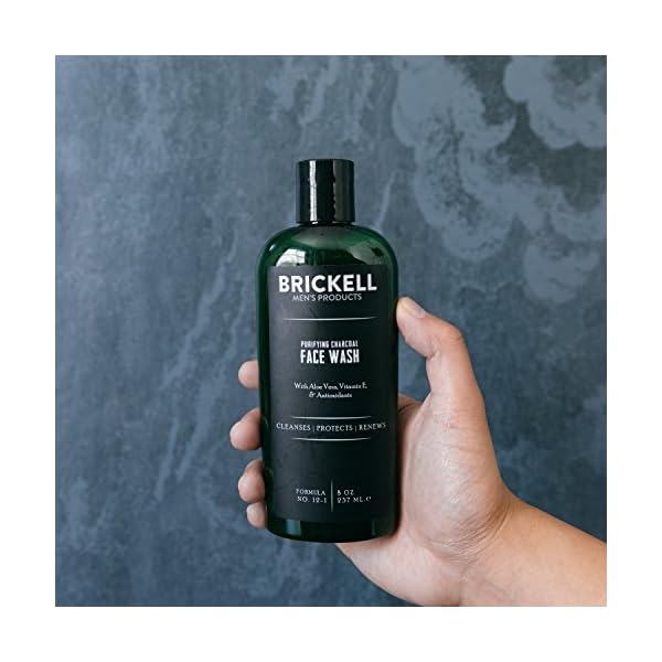 Brickell-Mens-Purifying-Charcoal-Face-Wash-for-Men-Natural-and-Organic-Daily-Facial-Cleanser-8-Ounce-Scented Brickell Men's Purifying Charcoal Face Wash for Men, Natural and Organic Daily Facial Cleanser, 8 Ounce, Scented