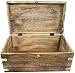 Wooden Pirate Treasure Chest Box