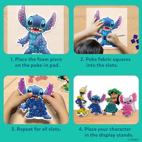 Image of Skillmatics Poke-in Art - Lilo & Stitch, Mess-Free Fun for Kids, DIY Craft Kits, Creative Activity, Gifts for Girls & Boys Ages 4, 5, 6, 7, 8, 9