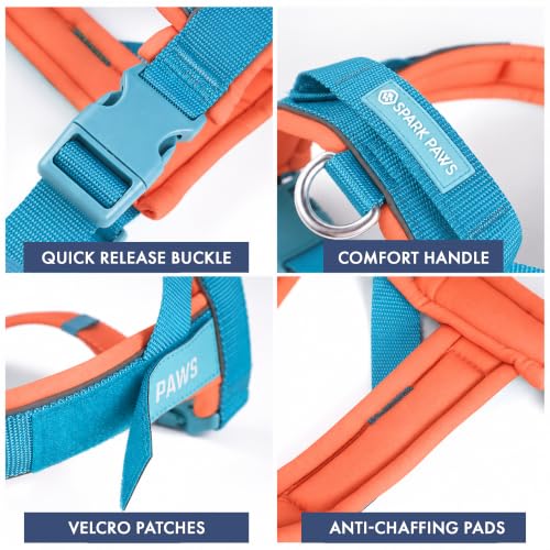 Image of Spark Paws No Pull Front Clip Dog Harness - Easy On, Padded and Lightweight