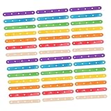 HIAKDOFT 100 piezas Palitos de Madera para Manualidades Unidades Palos Artesanales para Helados DIY Sticks de Madera Natural para Hacer Polos y Paletas Seguros y Cómodos para Colores