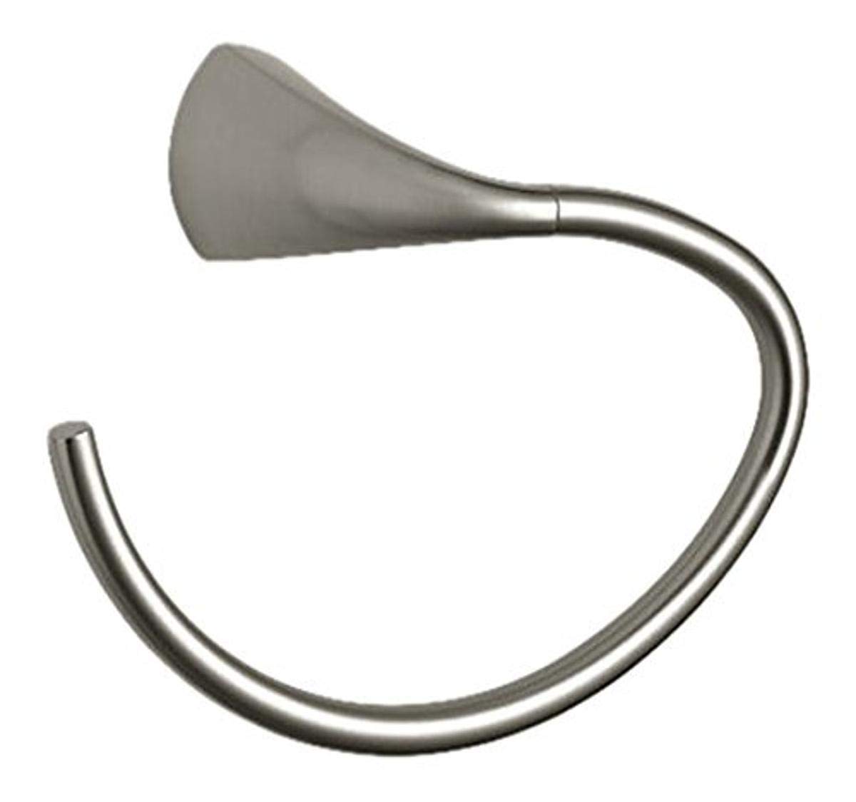 Anneau porte-serviette Kohler K-R37057-BN Mistos en métal nickel brossé mural pour salle d'eau