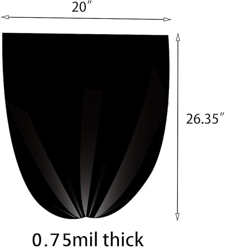 Miniatura 4 de Bolsas de basura negras de oficina de 6 galones, 180 unidades