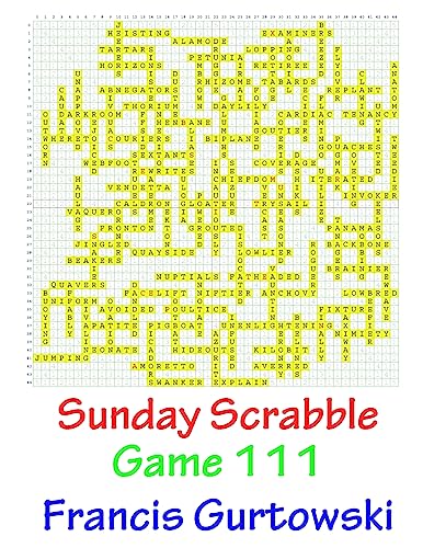 Sunday Scrabble Game 111