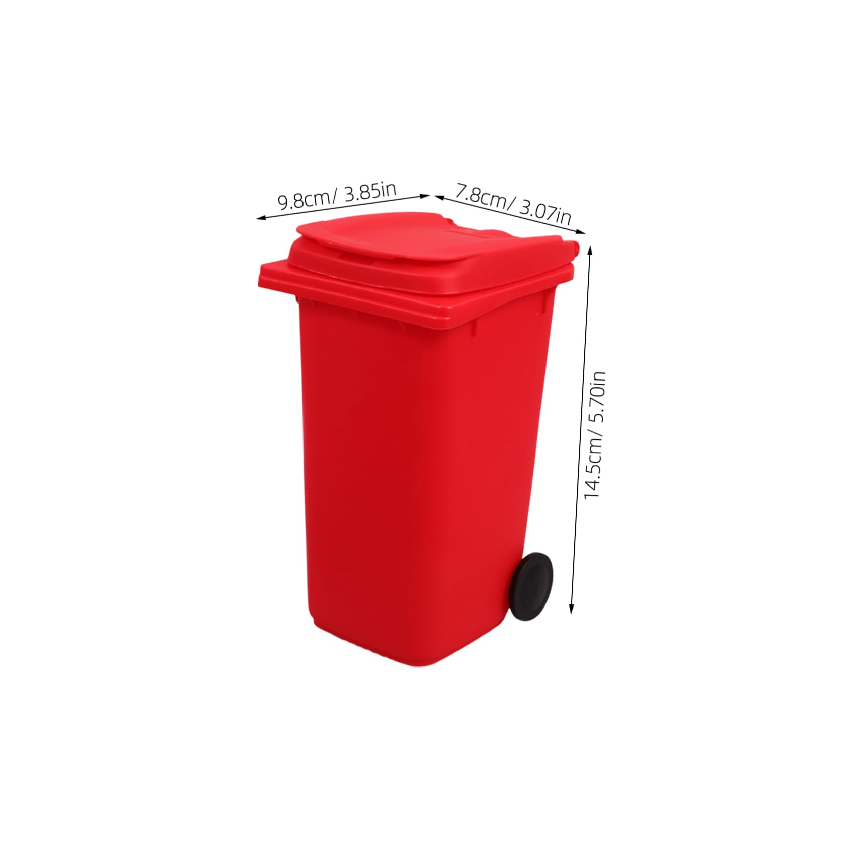 DOITOOL 5 Set Mini Portapenne Per Cestino Minuscolo Con Coperchio Biin Desktop Scrivania Matita Bidone Della Spazzatura in Miniatura Carino Mini Pattumiera Da Appoggio Plastica 4 Pezzi * 5