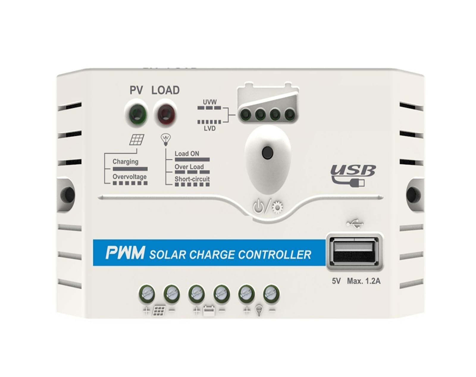 Regolatore di Carica Pannello Solare, 10A 20A Regolatore Solare Caricabatteria PWM Pannelli Solari Regolatore LS1012EU LS1024EU LS2024EU Dispositivo Caricatore USB(2024)