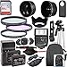 58MM Accessory Kit for Canon EOS Rebel T5, Includes: 2X LP-E10 Batteries, Filter Kits, Backpack & More