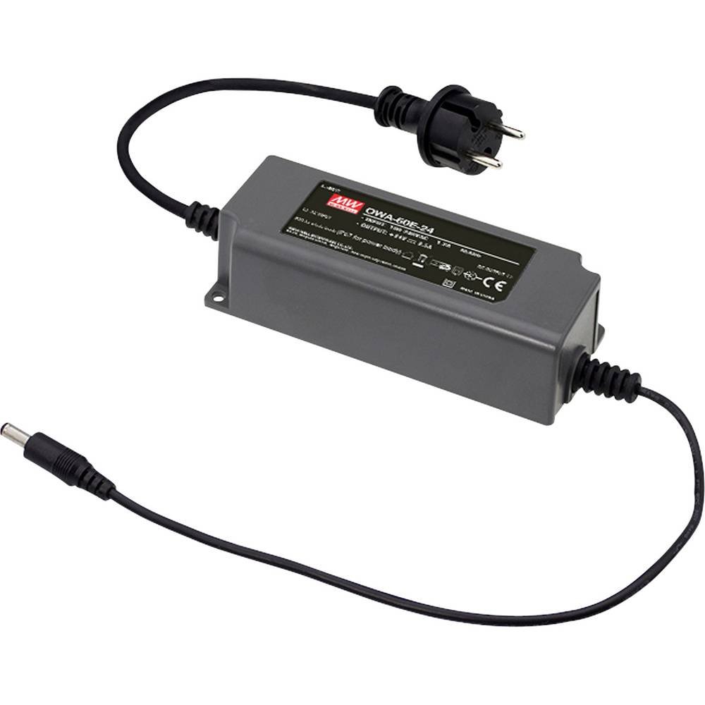 Mean Well OWA-60E-24 Tischnetzteil, Festspannung 24 V/DC 2.5A 60W