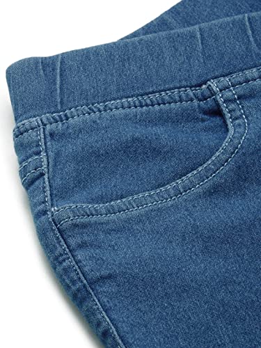 Image of ADBUCKS Womens Slim Fit Denim Lycra Stretchable Capri Mid Rise with Elasticated Waistband (Multi Color & Plus Size Also Available)