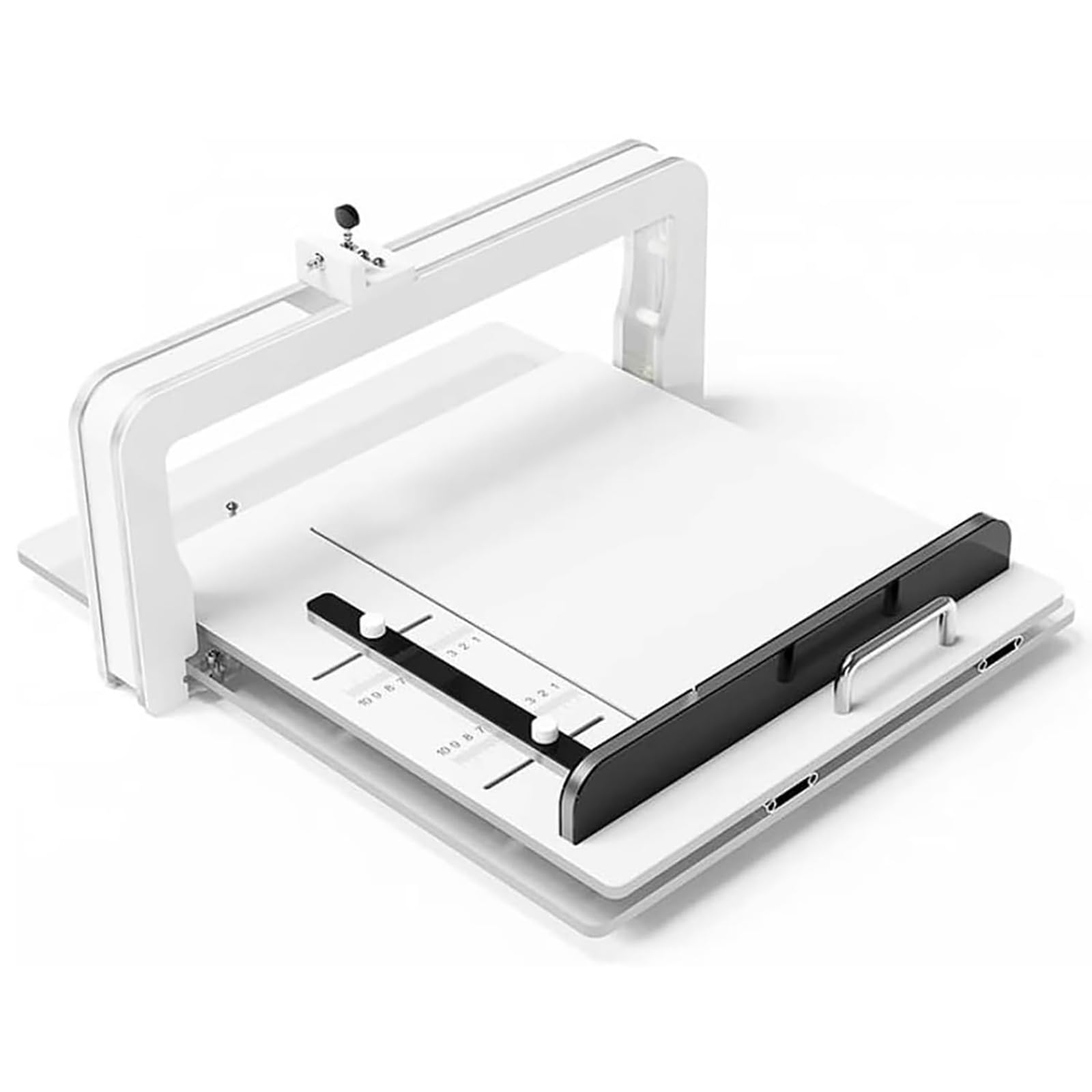 SaryEdge Wire Soap Cutter, Handcrafted Soap Slicer, Cutting Range 31.5x31.5x12cm, Size Scale Precise Positioning, Acrylic Material, for Soaps and Candles Cutting,