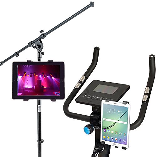 Universal Tablet Holder Stand Bikes Mount, Exercise Equipment, Microphone Stand Mount - Super