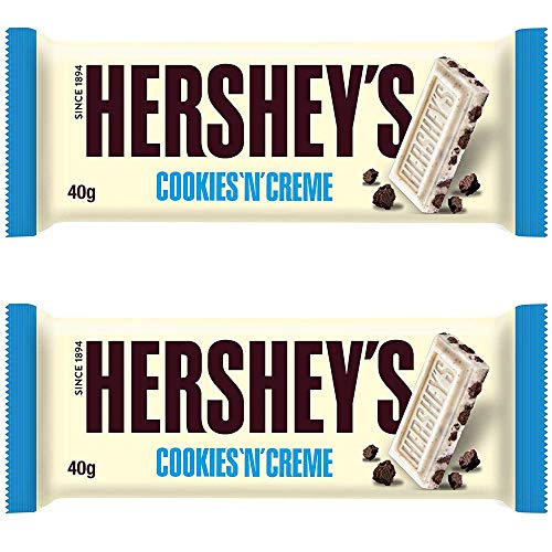 Image of Hershey's Cookies 'N' Creme Chocolate, 2 x 40 g