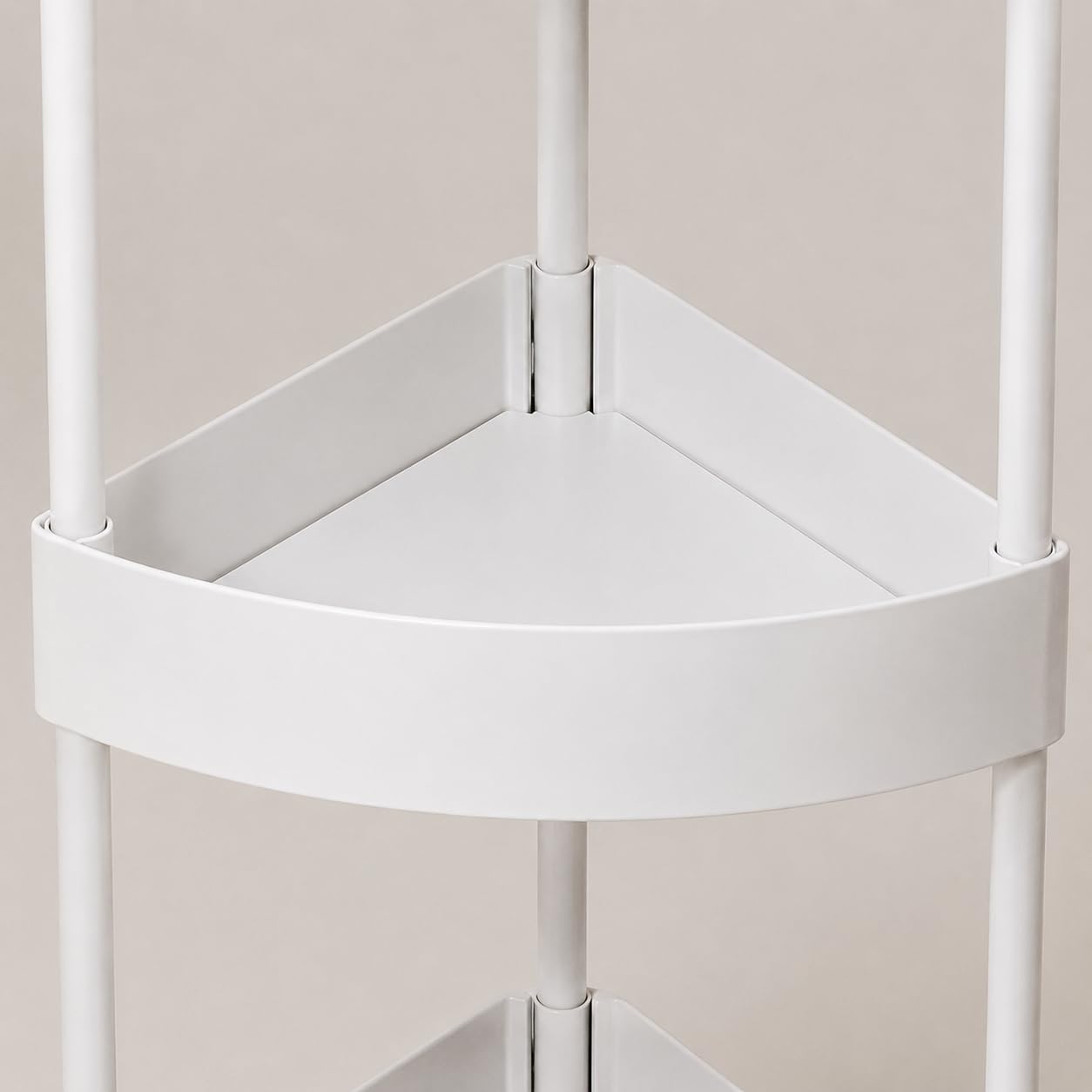 Multi Tier Cultivation St Tour de Culture Verticale Jardinière Empilable Potager Compact Plante Plastique Montage Facile Convient Serre Cuisine , Blanc , Triangle 4 couches
