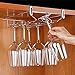 Sheny gläserhalter Wandhängeregal für Gläser Weingläser Rack, Halterung für Stielgläser 2 Reihen Stemware Halter 304 Edelstahl(Silber)