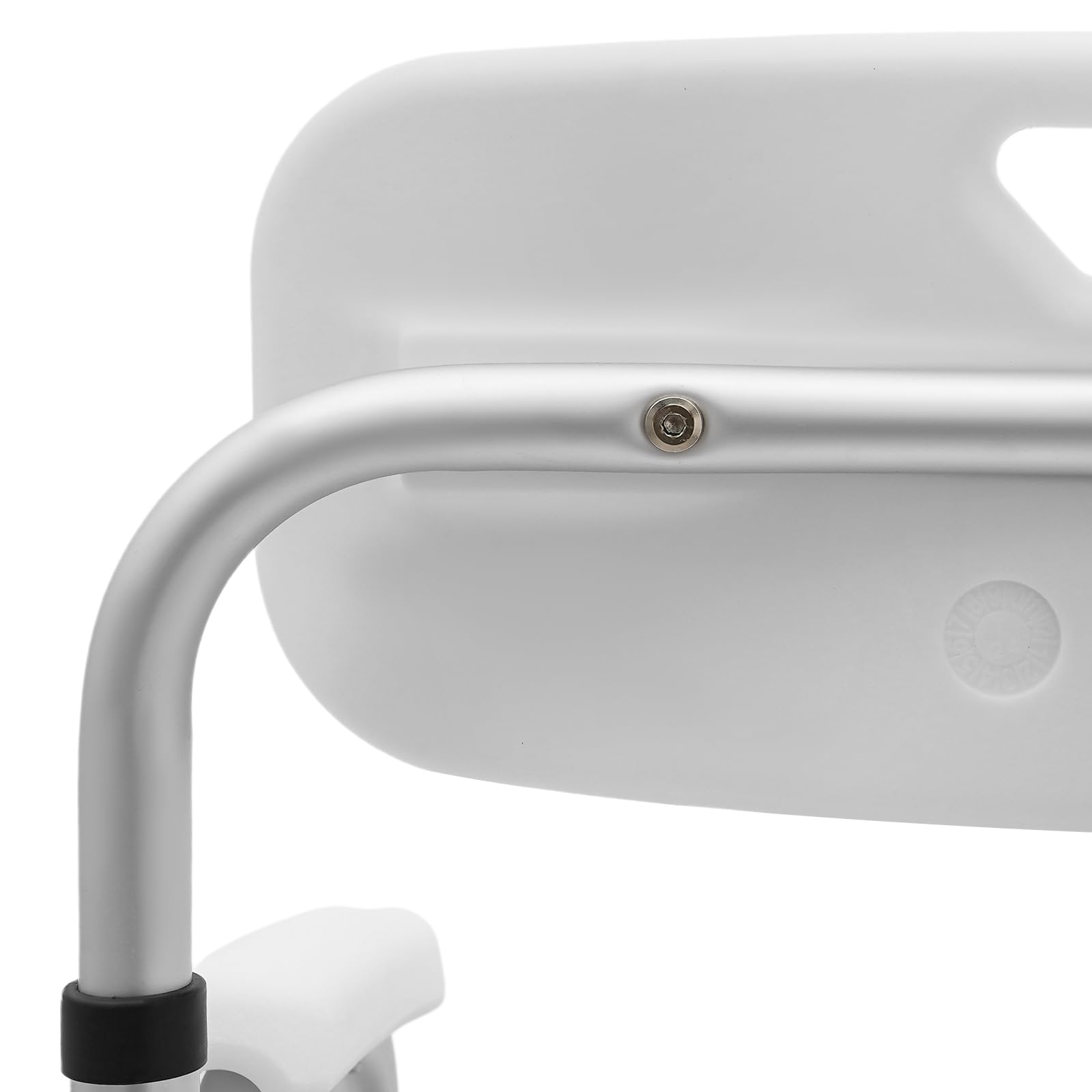 Silla de ducha para personas mayores, taburete de ducha con respaldo, asiento de ducha con 6 niveles de altura ajustable, capacidad de carga de 150 kg, silla de inodoro, ayuda para ducha para personas
