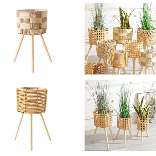 Panier en bois tissé de qualité pour décoration
