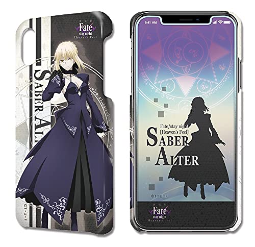 ライセンスエージェント 劇場版 Fate/stay night Heaven's Feel フェイトステイナイト ヘヴンズフィール iPhoneケース & 保護シート デザジャケット XR セイバーオルタ DJAN-F020-m09
