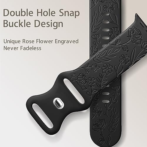 Mastten Intagliato Fiore Cinturino Compatibile con...