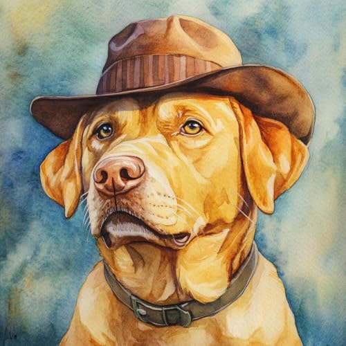 Broderie perles chien chapeau Rqwybcaxn pour salon chaleureux