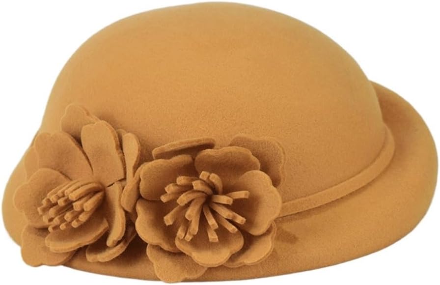 Autumn and Winter Hats, Berets, Ladies' Flower Stewardess Hats