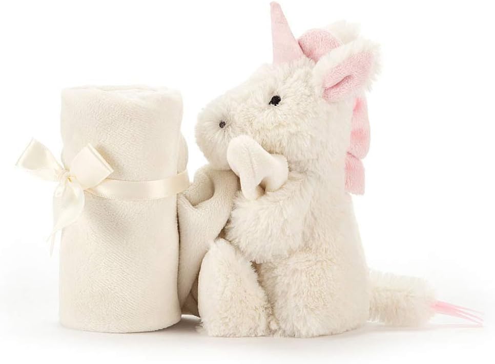 Jellycat Bashful Unicorn Baby Stuffed Animal Security Blanket