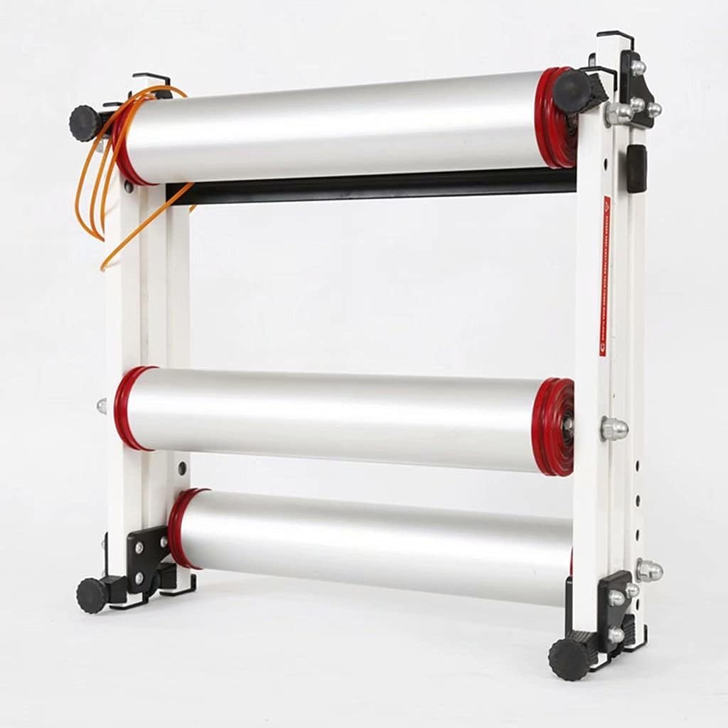 bike stand for indoor riding Bicycle Training Stand Platform, Indoor Foldable Aluminum Alloy Silent Turbo Trainer, Mountain Road Bike Cycling Roller Trainer Stand, For 26-29" & 700C Wheels(Silver)