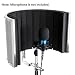 Neewer Protector Filtro Micrófono Amortiguador Cabina de Aislamiento Vocal con Panel de...
