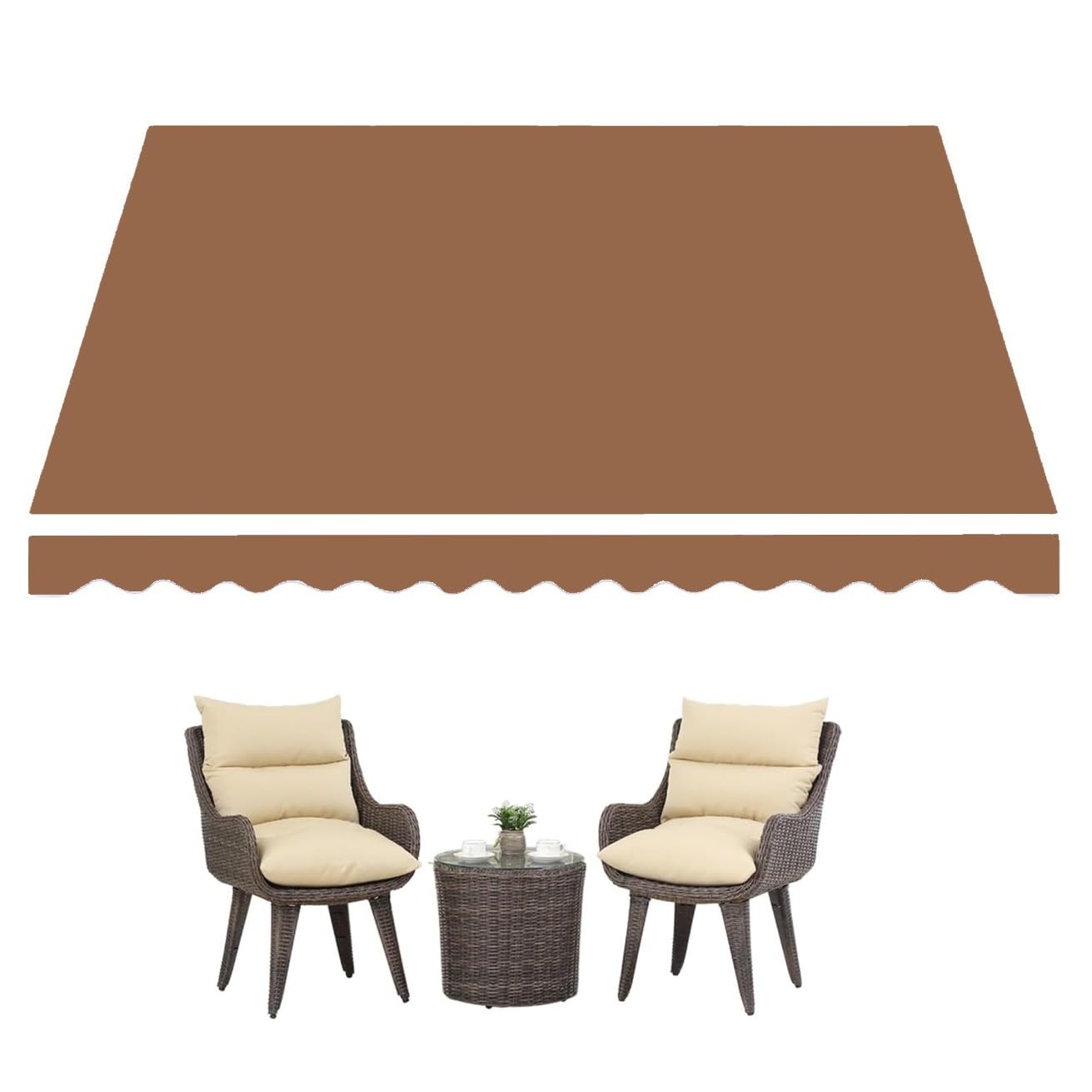 Tissu de rechange pour auvent de terrasse : créez un abri d'extérieur parfait