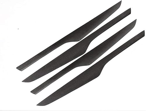 Miniatura 6 de YIWANG 100% fibra de carbono real coche interior decoración panel cubierta Trim 4 unids para BMW X5 F15 2014-2018 accesorios de coche