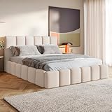 lit malm avec tiroir Confort sans compromis : Avec une hauteur de 95 cm et une épaisseur de 15 cm, la tête de lit ainsi que le lit beige 160x200 sont généreusement rembourrés avec de la mousse de 5 cm d’épaisseur