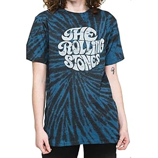 Rolling Stones The T Shirt 70S Band Logo Nouveau Officiel Dip Dye on Noir Unisex - Les Beatles, Paul McCartney, John Lennon, RIngo Starr, George Harrison Rolling Stones The T Shirt 70S Band Logo Nouveau Officiel Dip Dye on Noir Unisex – Image 2