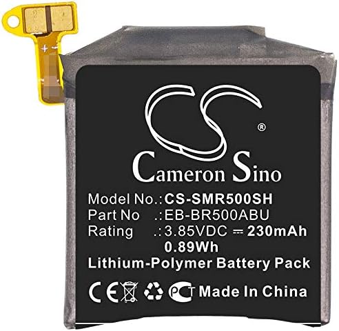 FITHOOD Battery Replacement for Samsung SM-R500N Galaxy Watch Active SM-R500 GH43-04922A EB-BR500ABU (230mAh/3.85V)