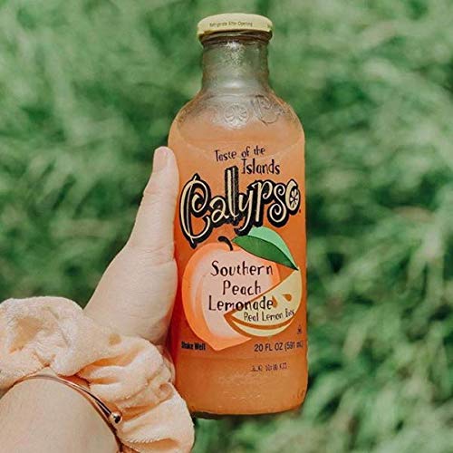 Calypso Lemonades 16 Ounce Glass Bottles 6 Pack (Southern Peach Lemonade) #TOP3