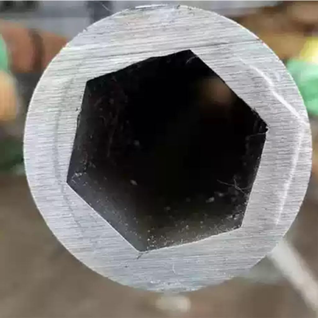 1 Tubo in Acciaio Esagonale Interno, Manicotto Dell'albero Esagonale da 240 Mm, Tubo Dell'albero di Trasmissione in Materiale in Acciaio al Carbonio(20x10.3mm)