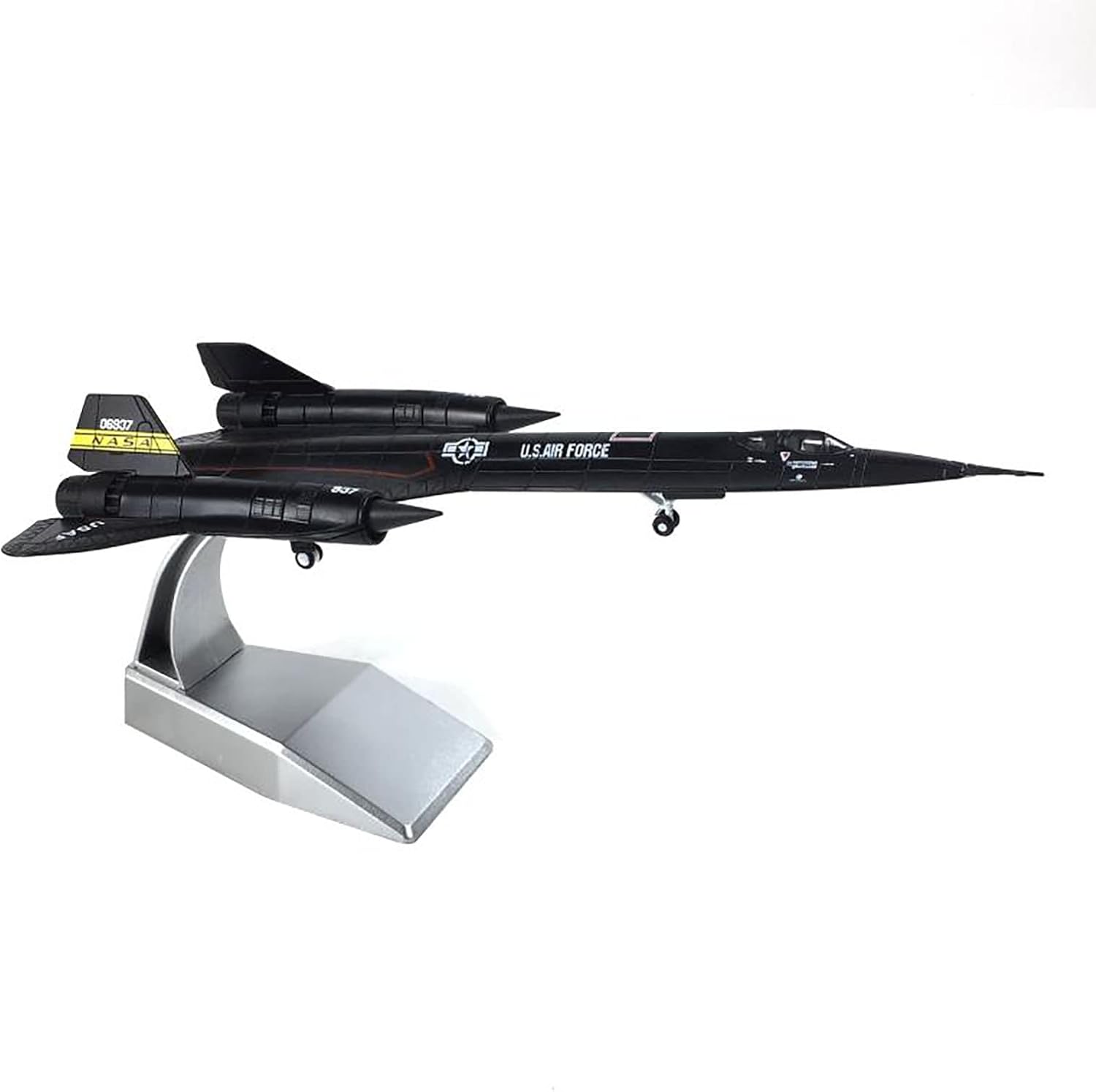 1/144 Scale SR-71 Reconnaissance Plane Metal Airplane Model with Stand - Great Collectable for Model Enthusiasts and Home/Office Decoration