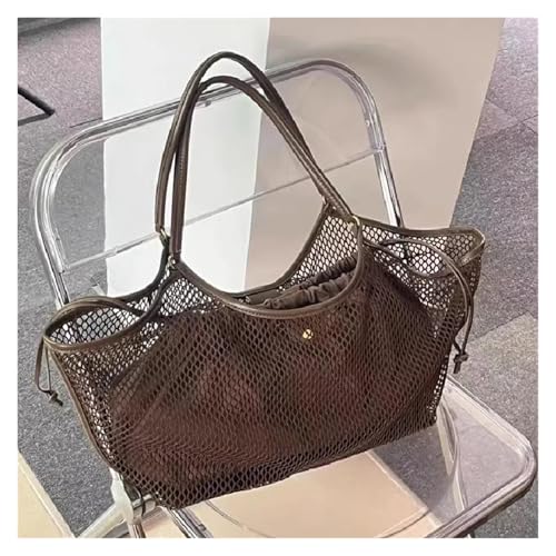 Sac à bandoulière en maille ZUC pour femme grand volume contre le désordre - 4