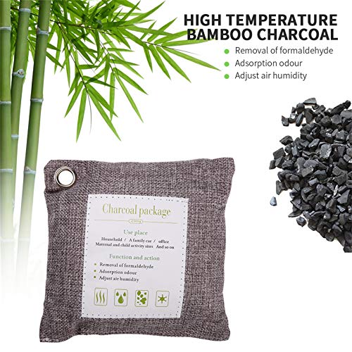 duoledaeu Luchtzuiverende Zak Bamboe Geactiveerde Houtskool Natuurlijke Luchtverfrisser Luchtzuiverende Deodorizer… - Image 6