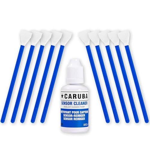 Caruba Batonnet De Nettoyage Aps-C (10 Swabs 16Mm + Cleaning Fluid 30Ml)